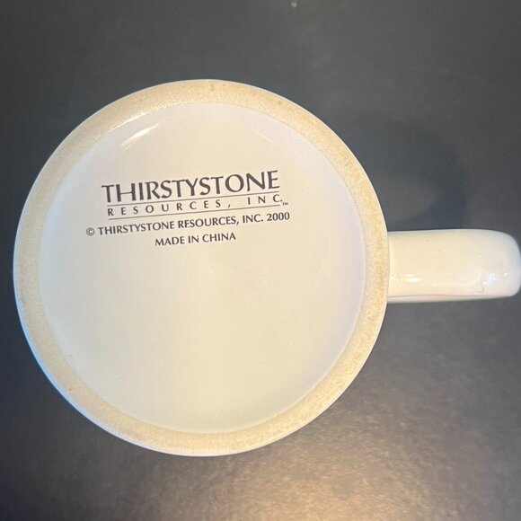 Vintage THIRSTYSTONE Hummingbird WINGED JEWEL Poem Mug ~ Christopher Griffins - Picture 9 of 11